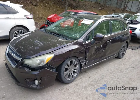 2013 Subaru Impreza 2.0I Sport Premium from USA, damaged, VIN JF1GPAL65D2806660